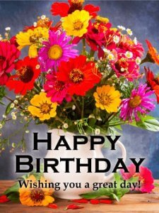 Tải ảnh hoa chúc mừng sinh nhật đẹp kèm lời chúc Happy Birthday ý nghĩa