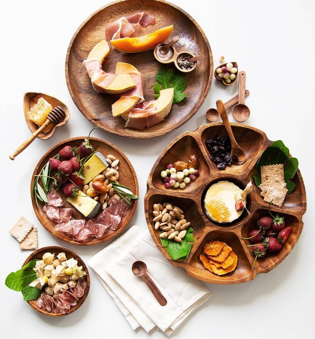 Dĩa gỗ tự nhiên 100% an toàn tuyệt đối