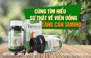 [NGHI VẤN] Viên uống tăng cân Tamino có tốt không, có tăng cân thật không? Đâu là sự thật?