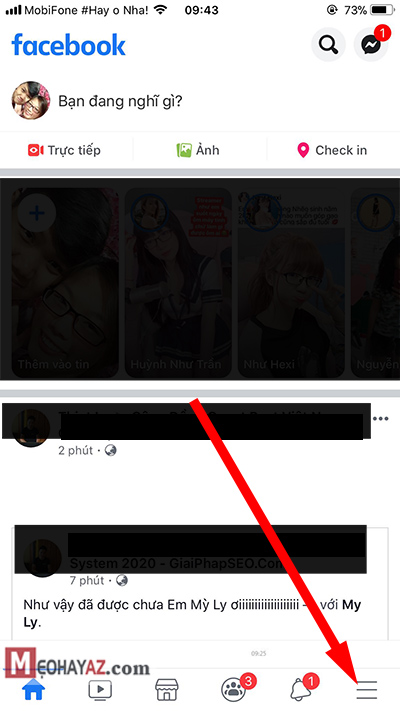 Bước 1 - Cách đổi pass facebook