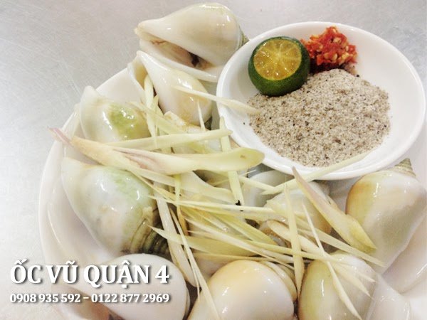 Các quán ốc ngon ở quận 4 - Ống Vũ