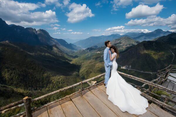 Cầu Mây là một địa điểm chụp hình cưới ngoại cảnh Sapa đẹp
