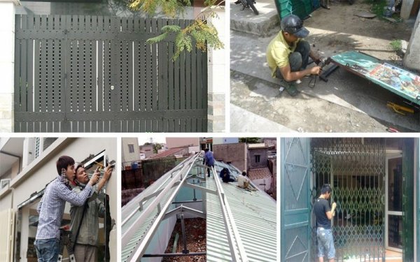 Dịch vụ chuyên nhận sửa chữa cửa sắt