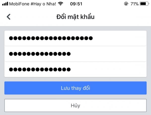 Mách bạn cách đổi mật khẩu facebook trên điện thoại Iphone và Android
