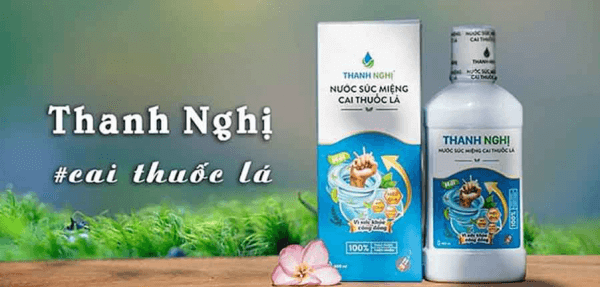 Sử dụng nước súc miệng cai thuốc lá Thanh Nghị là phương pháp hiệu quả để bỏ thuốc lá