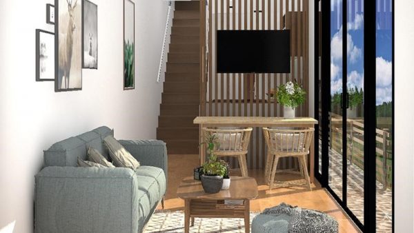 Những căn phòng riêng biệt trong nhà container