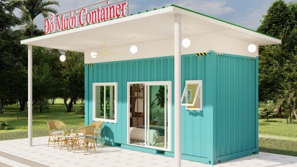 Nhà container thiết kế cho người độc thân