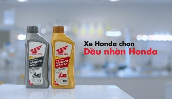 Xe Honda chọn dầu nhờn honda
