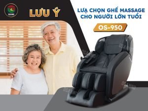 Mẹo lựa ghế massage cho người già phù hợp với sức khỏe