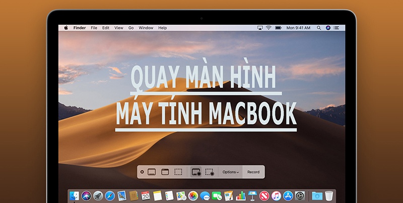 Cách quay màn hình máy tính đối với Macbook