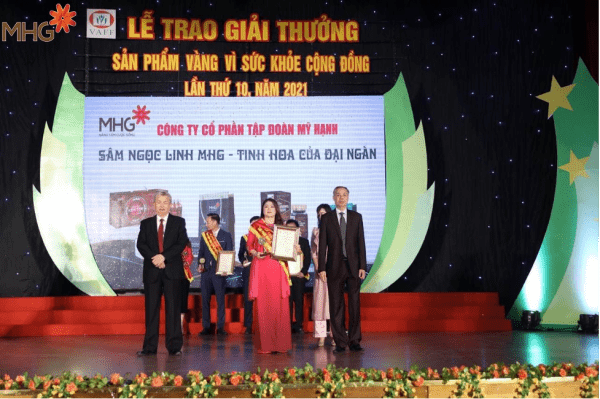 MHG vinh dự nhận giải thưởng “Sản phẩm vàng vì sức khoẻ cộng đồng