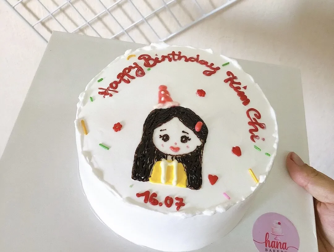 Bánh kem 1 tầng cho bé