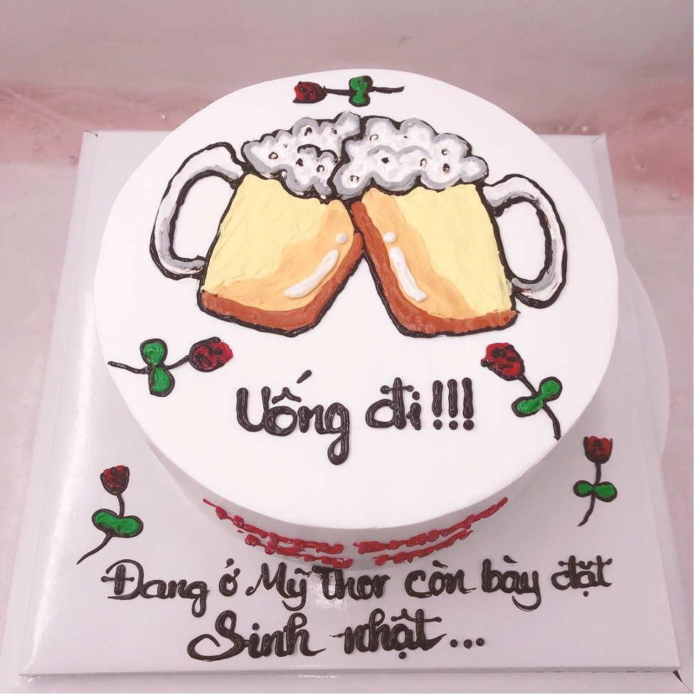 Bánh kem chúc sinh nhật hài bựa