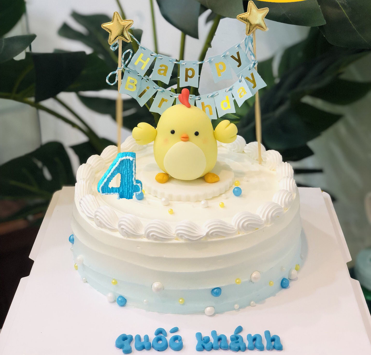 Bánh sinh nhật cho bé trai 4 tuổi