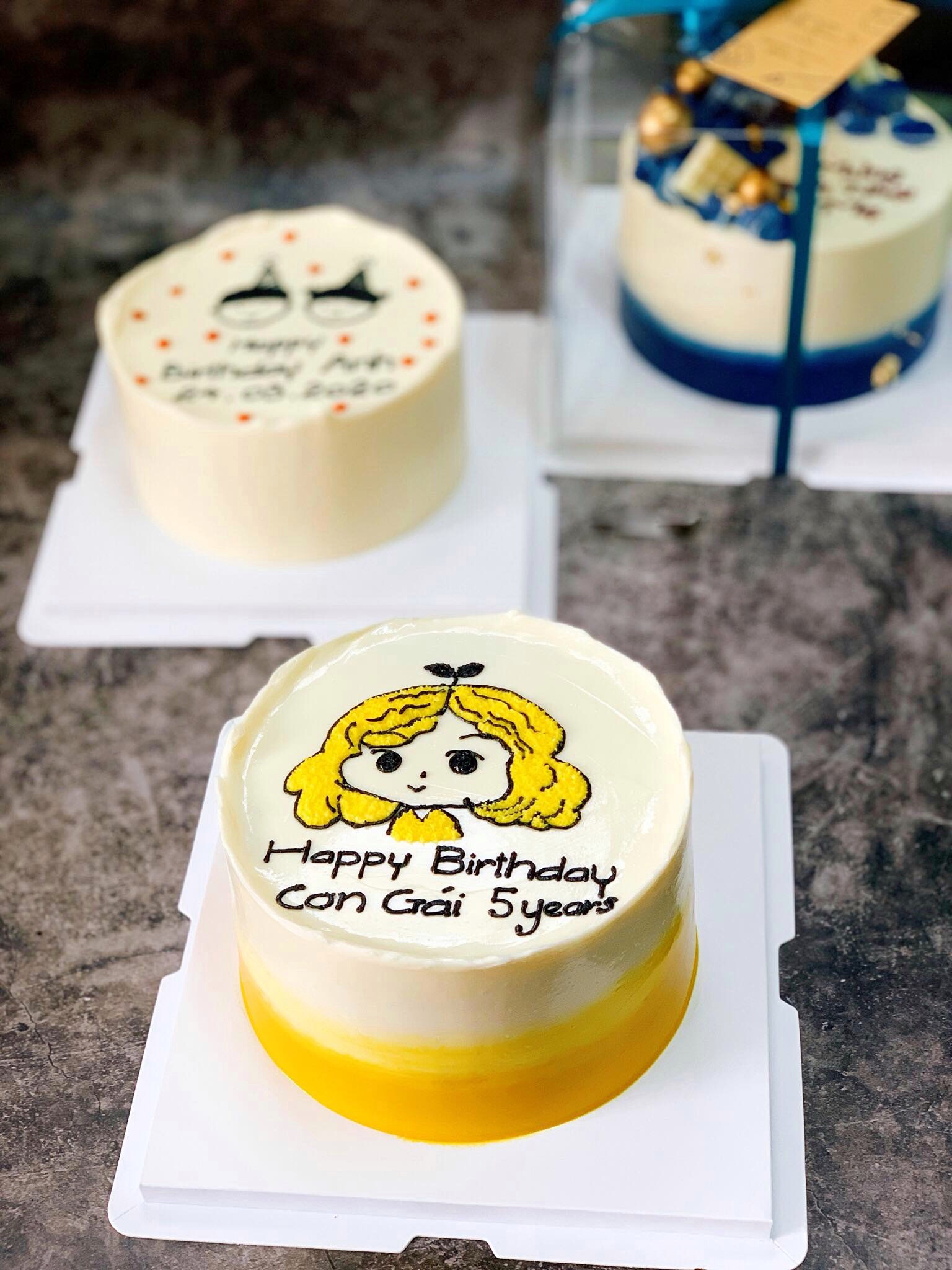 Bánh sinh nhật đáng yêu bento
