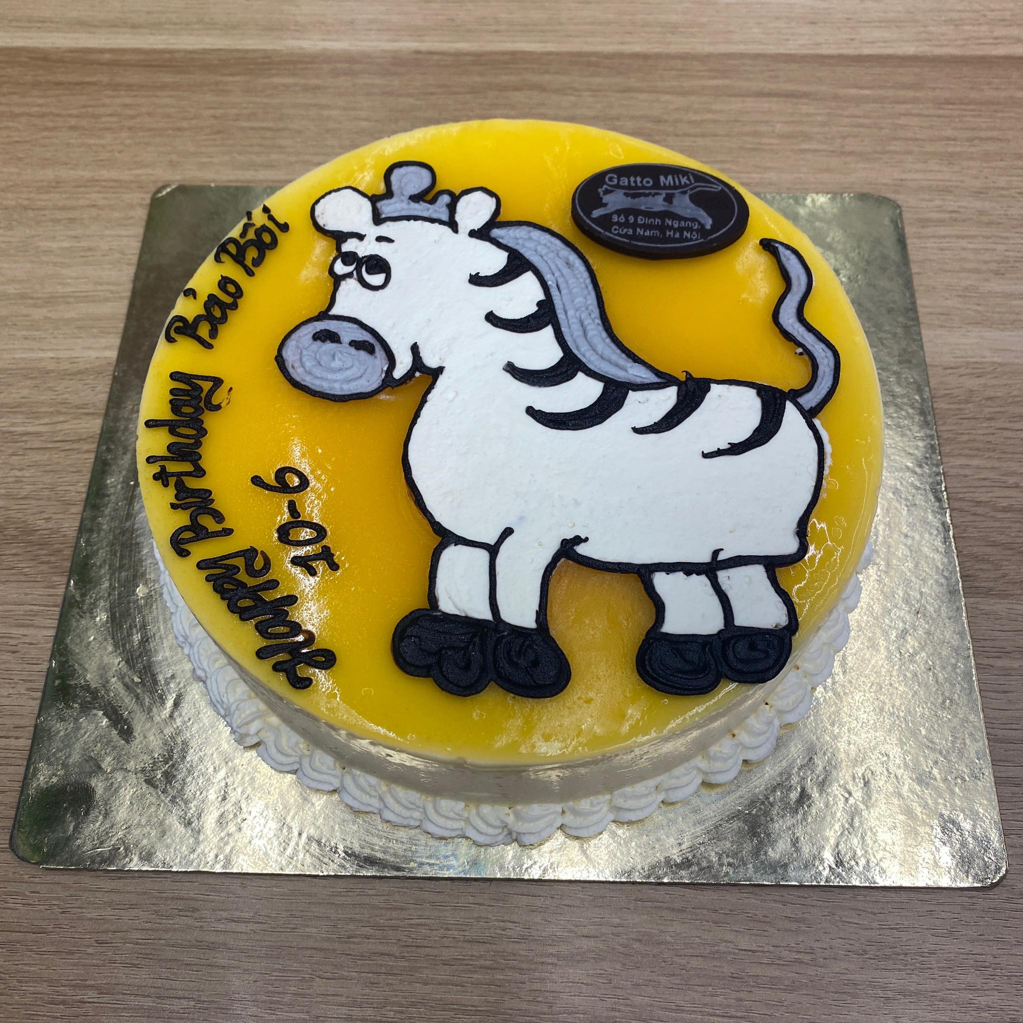 Bánh sinh nhật ngựa vằn