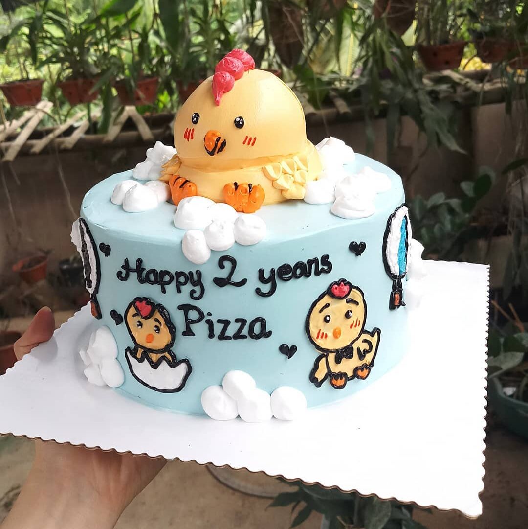 Bánh sn con gà đáng yêu