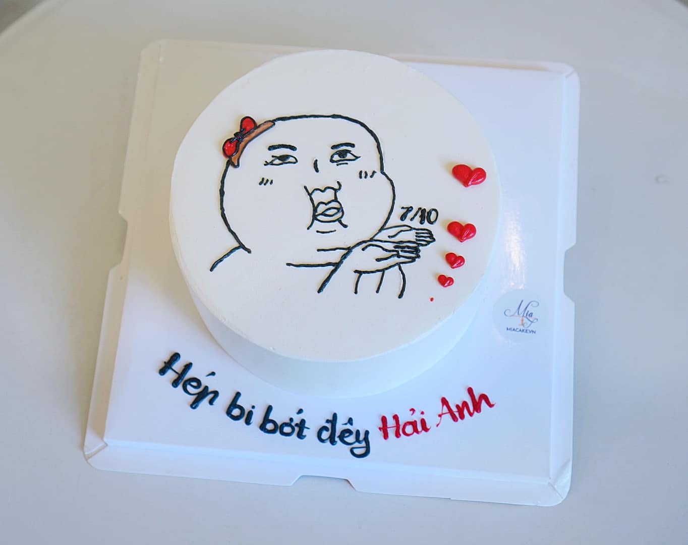 Bánh sn cute cho bạn thân