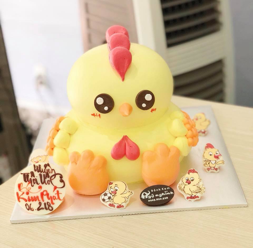 Bánh tạo hình con gà