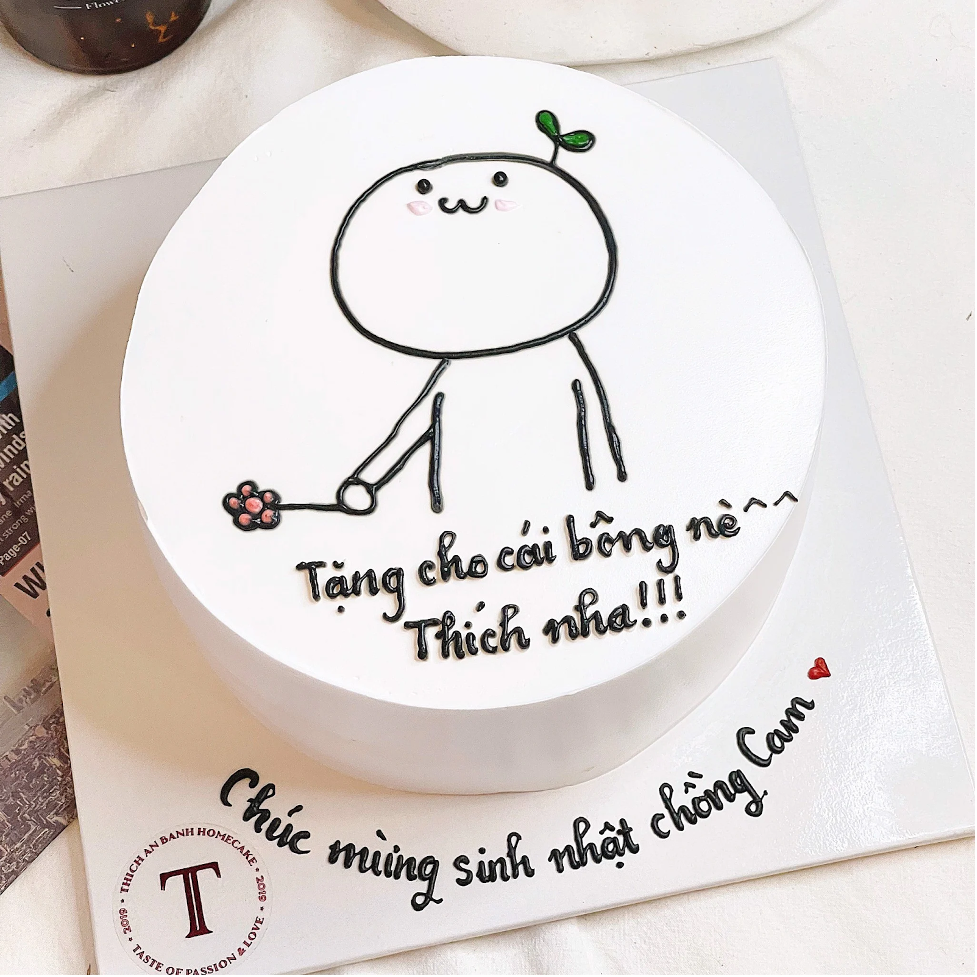 Chiếc bánh tặng chồng yêu