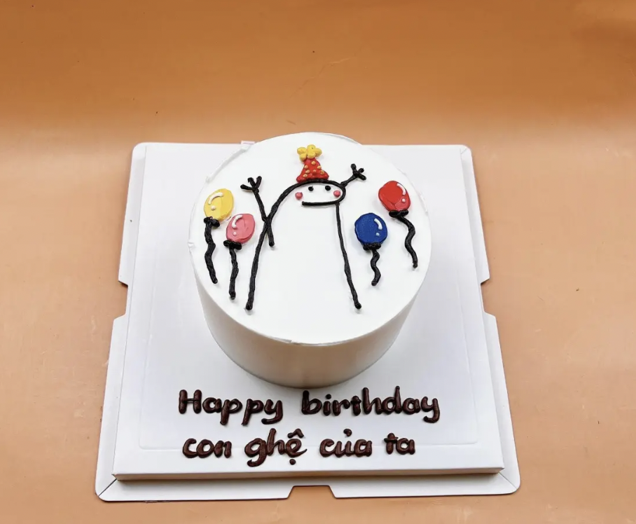 Mẫu bánh cute tặng bạn thân
