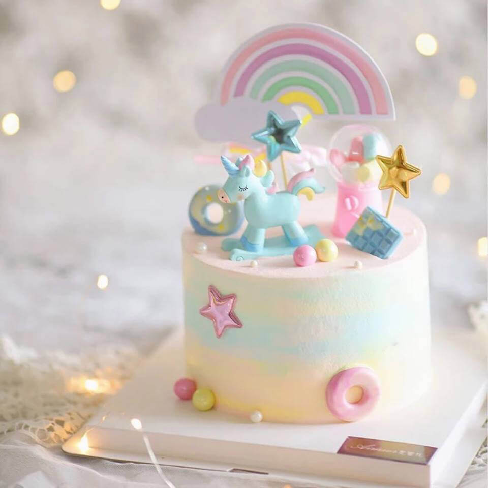 Mẫu bánh sinh nhật dễ thương unicorn
