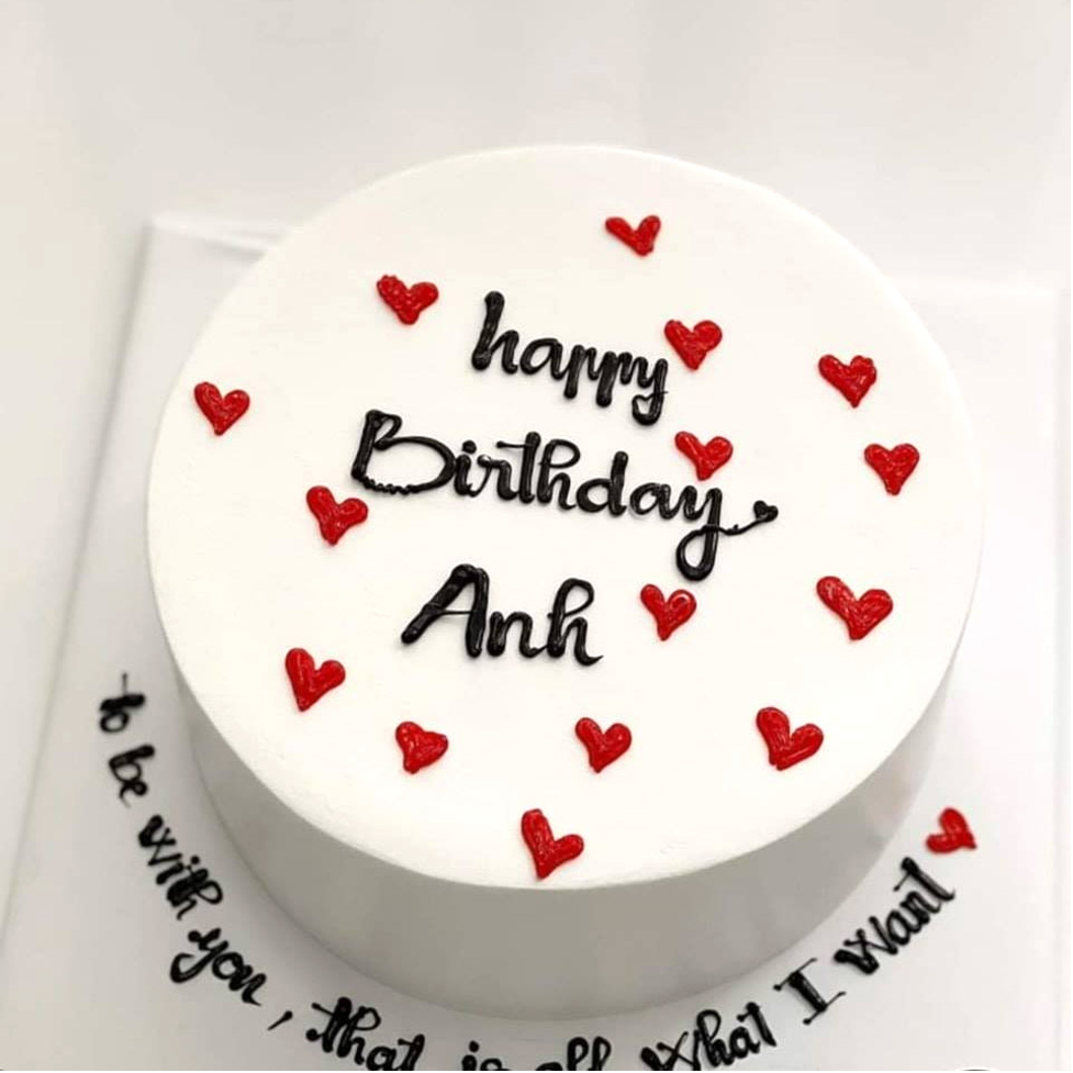 Mẫu bánh sinh nhật tặng người yêu nam