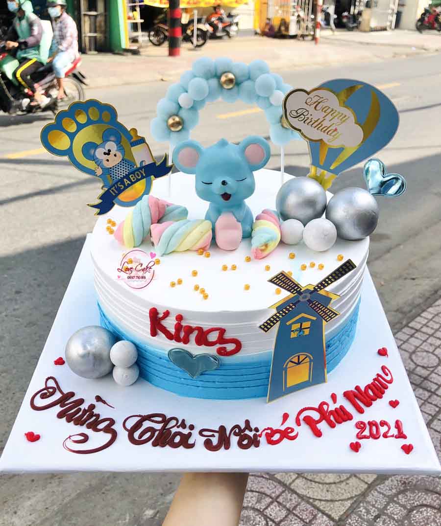 Mẫu bánh xinh xắn cho bé trai