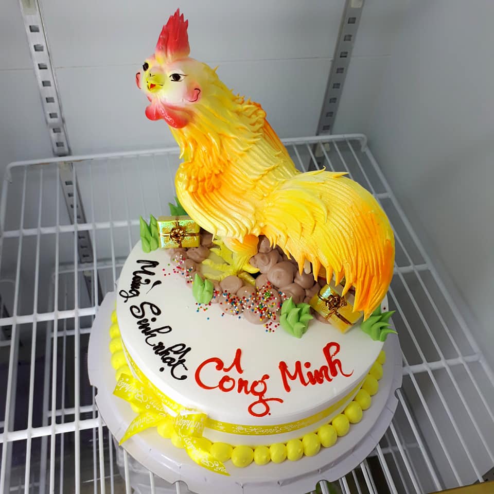 Tải ảnh bánh sinh nhật con gà