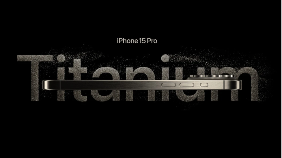 iPhone 15 Pro có thiết kế khung viền làm bằng titan bền chắc