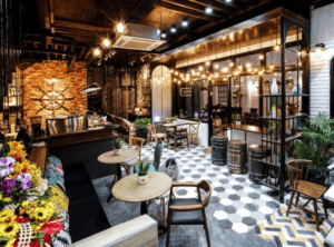 5 cách trang trí quán cafe sân vườn bằng đèn LED HALEDCO đẹp nhất
