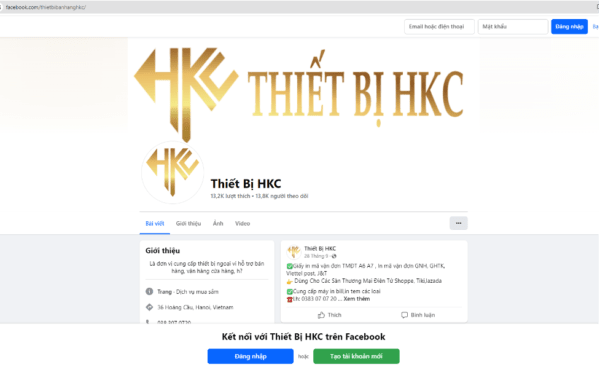 Fanpage Thiết Bị HKC