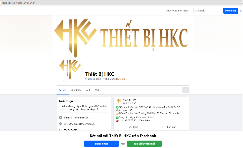 Fanpage Thiết Bị HKC
