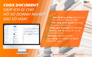 CoDX Document – Giải pháp sắp xếp hồ sơ văn phòng khoa học – hiệu quả