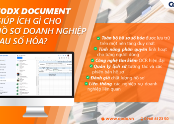 CoDX Document – Giải pháp sắp xếp hồ sơ văn phòng khoa học – hiệu quả 01