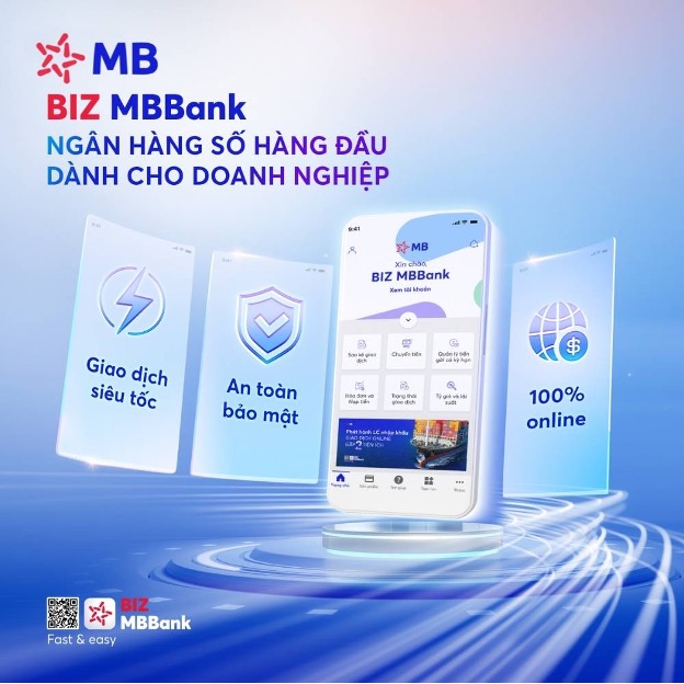 Doanh nghiệp có thể vay vốn và nhận giải ngân online ngay tại BIZ MBBank