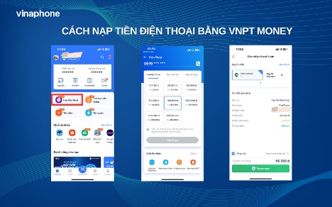 Nạp tiền điện thoại ngay trên app VNPT Money được nhiều bạn trẻ yêu thích sử dụng