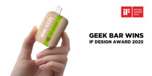 Geek Bar giành giải thưởng iF DESIGN AWARD 2025 cho hai sản phẩm ý tưởng đổi mới