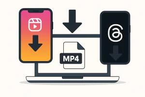 Cách tải video trên Instagram và Threads về máy không giảm chất lượng 2025