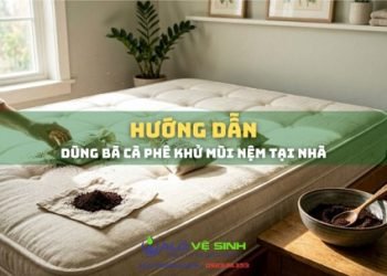 Hình 1- Mẹo khử mùi nệm bằng bã cà phê đơn giản tại nhà
